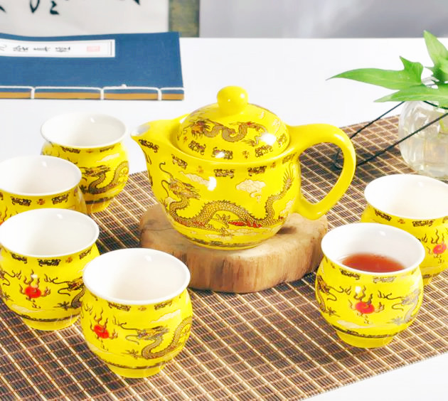 Factory Fashion design Porcelain Tea Set