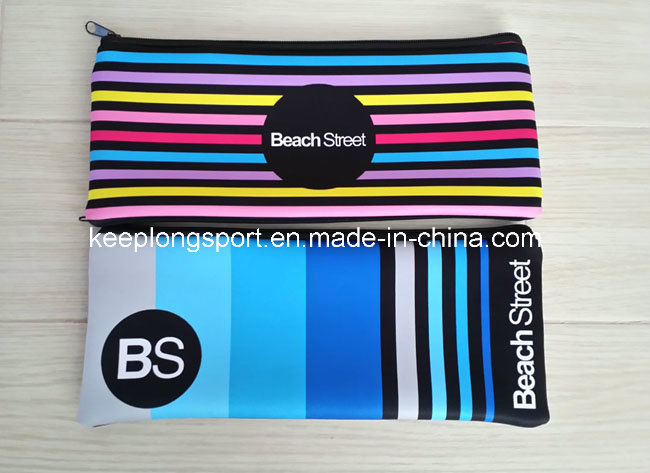 Full Colors Neoprene Pencil Bag for Students, Neoprene Pencil Bags