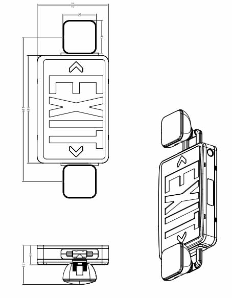 New Compact Size LED Emergenyc Combo