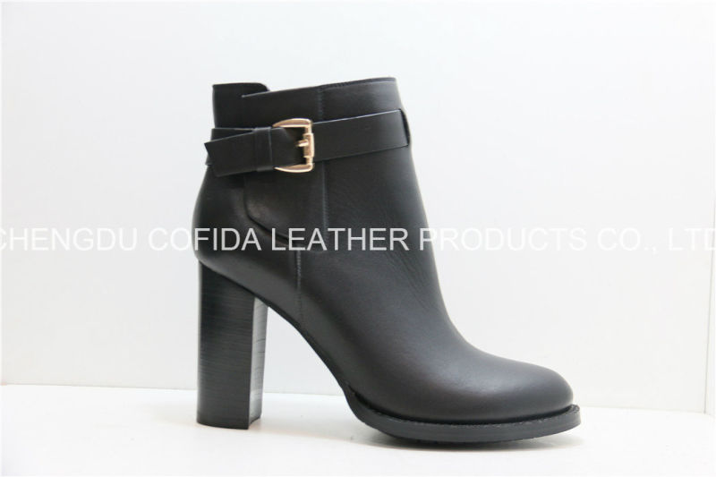 15fw High Heels Women Leather Boots for Sexy Fashion Lady