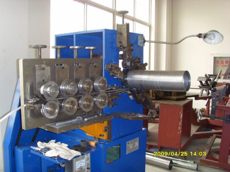 Stainless Steel Flexible Exhaust Pipe Making Machine