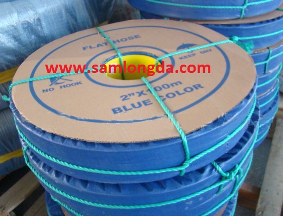 PVC Lay-Flat Water Discharge Hose / PVC Layflat Hose for Drip Irrigation