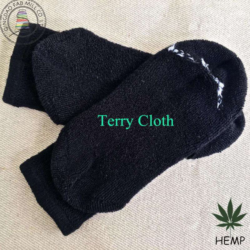 2016 Man Hemp Short Socks, Terry Cloth Socks (HSTS-1601)
