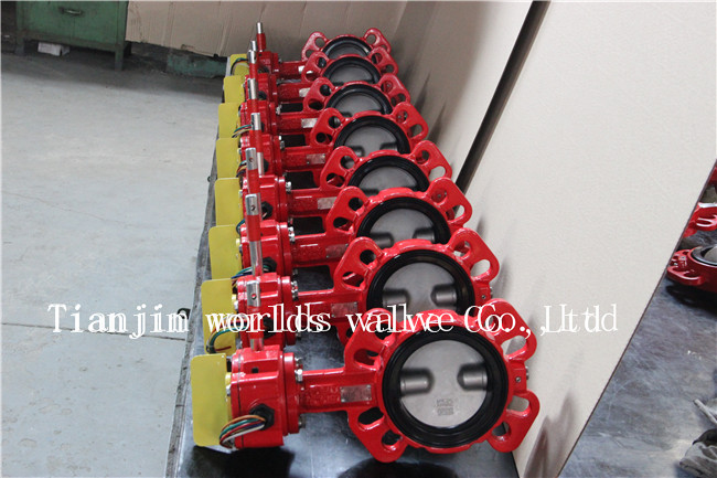 Wafer Type Two PCS Stem Butterfly Valve with Positioner (D71X-10/16)