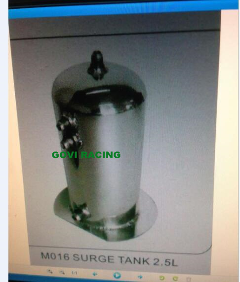 2L/2.5L Capacity Surge Tank Car Water Tank Radiator Polished