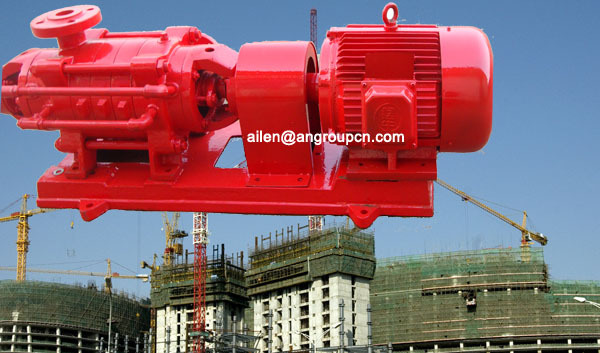 Multistage High Pressure Centrifugal Horizontal Fire Booster Water Pump