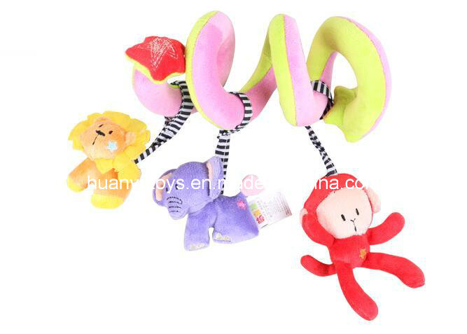 Factory Supply Infant Plush Spiral Toy