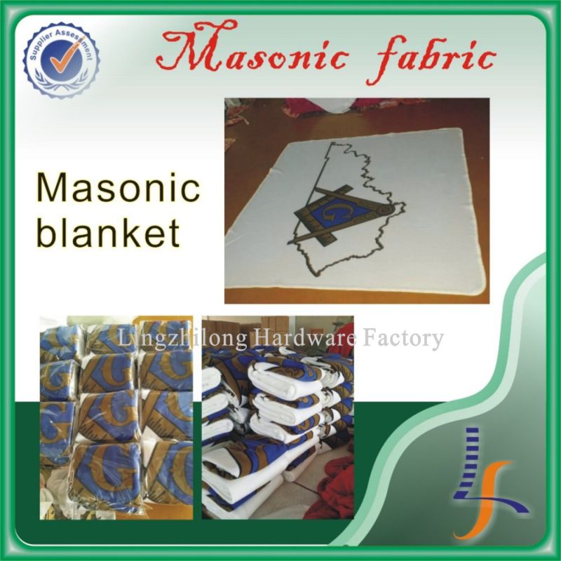 Wholesale Custom a White Masonic Blanket