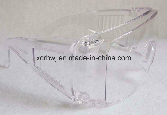 Clear Lens with Yellow Frame Safety Goggles, Protective Eyewear, Eye Glasses, Ce En166 Safety Glasses, PC Lens Safety Goggles Supplier