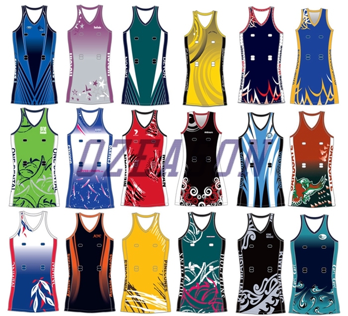 China Wholesale Custom Sublimation Netball Dress