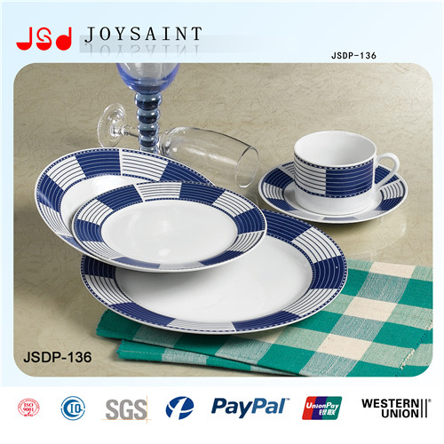 China Good Design Decoration 9''stone Dinner Set