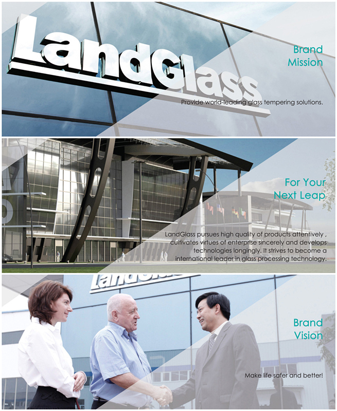 Landglass Hotel Light Weight Vacuum Decoration Glass