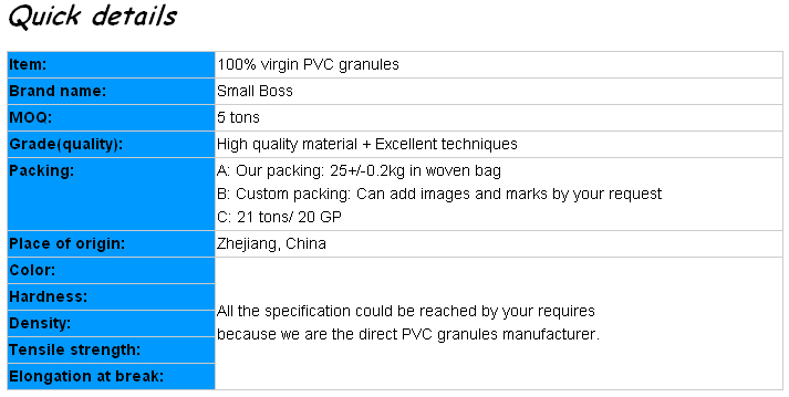 PVC Pellet for Pipe