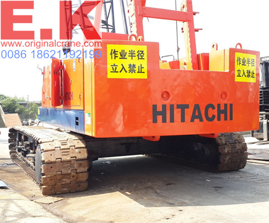 80ton Japanese Hitachi Lattice Boom Crawler Track Crane (KH300)