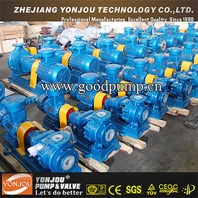 Ihf Horizontal PTFE Inline Centtifugal Pump, Acid Transfer Pump