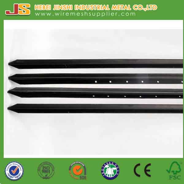 Black Bitumen Star Picket, Metal Y Post, Steel Picket