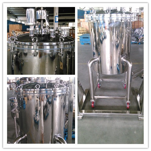 Stainless Steel Liquid Mixing Tank with Agitator