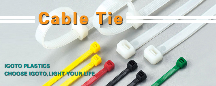 Black/White Nylon Cable Tie with All Size