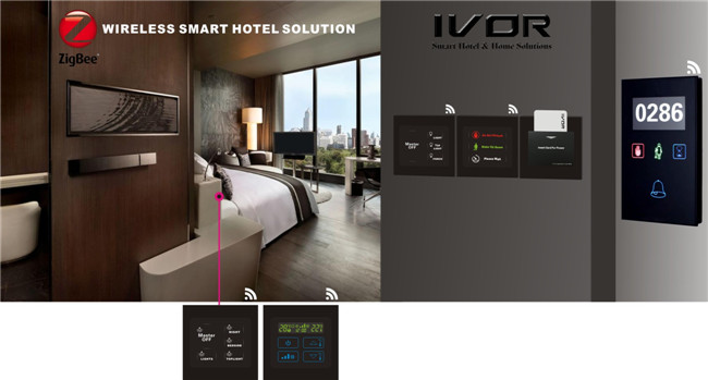 Hotel Doorbell System Indoor Panel in Plastic Outline Frame (SK-dB2300SIN3)