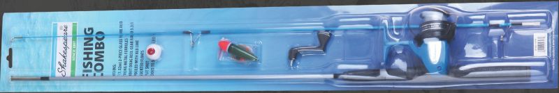 Fishing Set with Spinning Reel Fishing Tackle in Blister Package