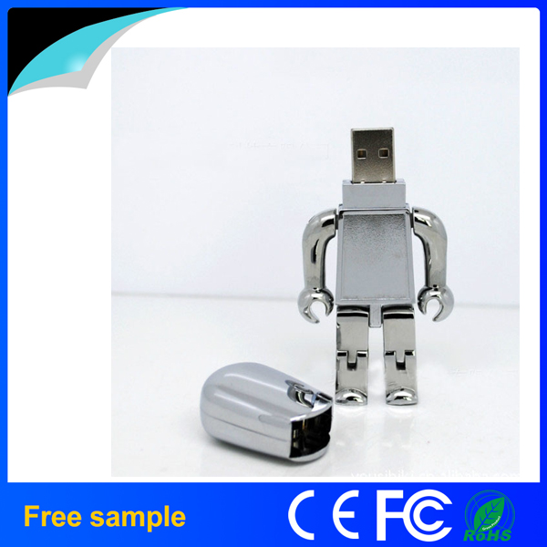 Cool Gift Metal Robot USB Flash Drive (Jm158)