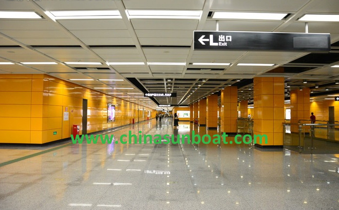 Subway Station Walls/Enamel Wall Space /Enamel Panel /Enamel Steel Sheet