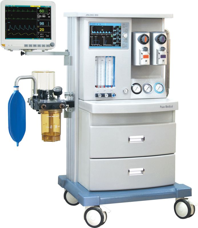 Jinling-850 The Anesthesia Machine with Ventilator Machine
