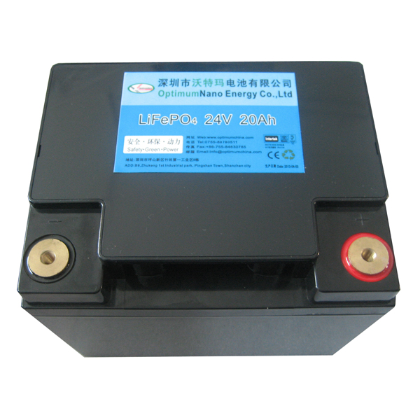 LiFePO4 Battery 24V 20ah for Electric Vehicle Battery