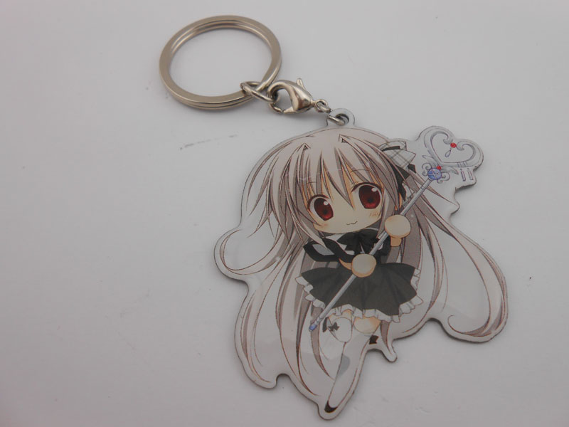 Key Ring for Girls, Cartoon Image Keychain (GZHY-KA-087)