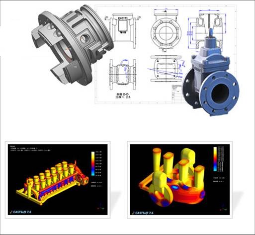 Grey and Ductile Cast Iron Casting for Machinery Part