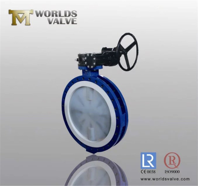 PFA Coated U Section Butterfly Valve