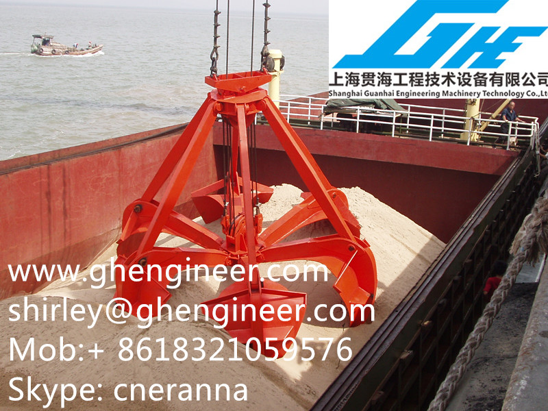 Four Ropes Orange Peel Port Crane Grab 25t 30t