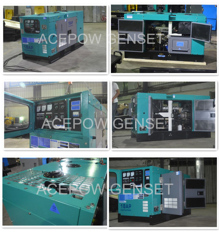 Factroy Price 3 Phase 60Hz 15kVA Yangdong Engine Diesel Generator