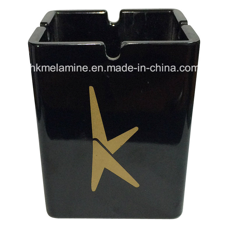 Tall Melamine Ashtray with Logo (AT057)