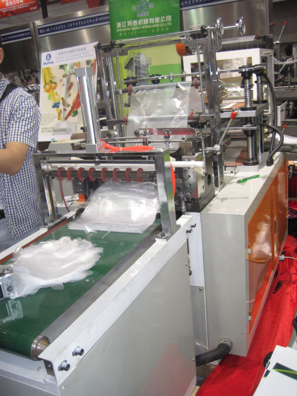 Automatic Two Lines Plastic Glove Making Machine