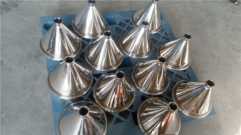 Conical Stainless Steel Clamp Hopper for Package and Medicine