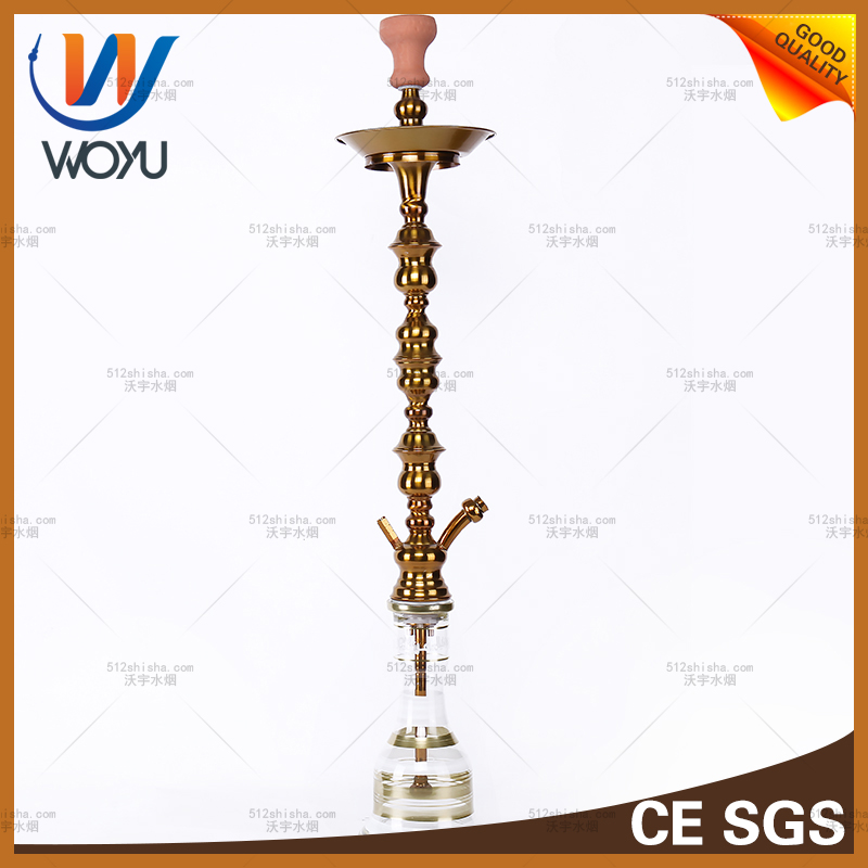 Stainless Steel Water Pipes Nargile Tobacco Golden Shisha Hookah