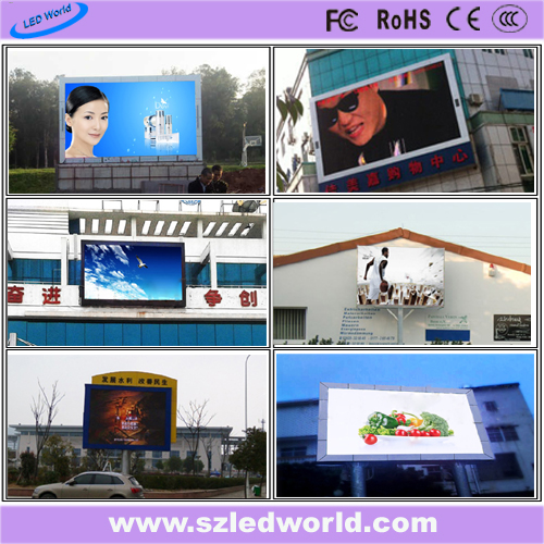 P10 SMD3535 7500CD/M2 Outdoor Full Color Fixed LED Display Screen Panel for Video Wall Advertising