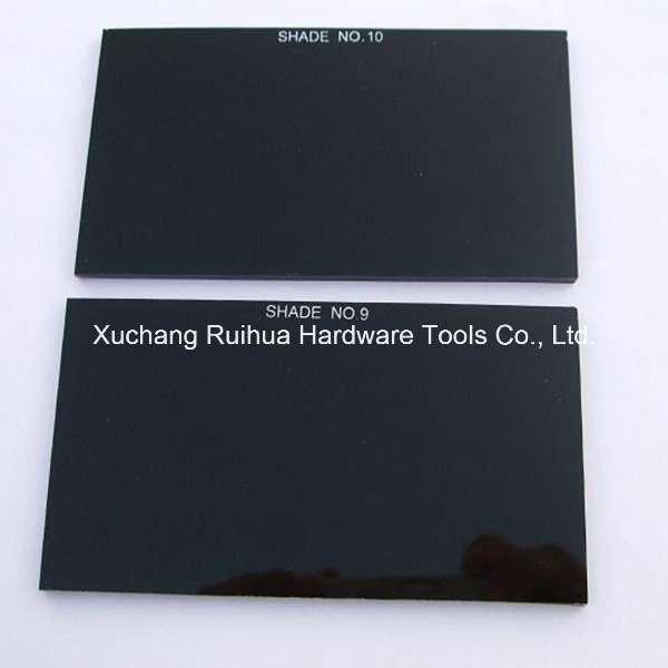 High Quality China Factory Supply Protective Welding Black Glass,Black Welding Filter Lense,Athermal Welding Glass with 108X83mm/51X108mm/50X105mm/90X110mm Size