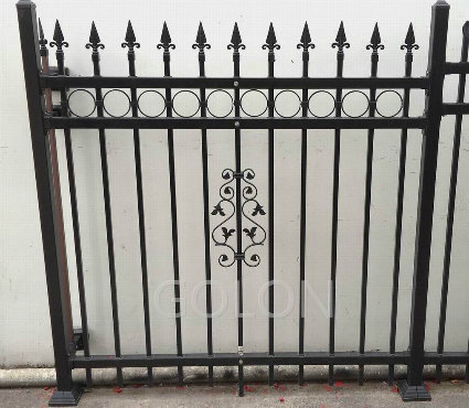 Assembled Powder Coating Metal Aluminum Fence for Garden