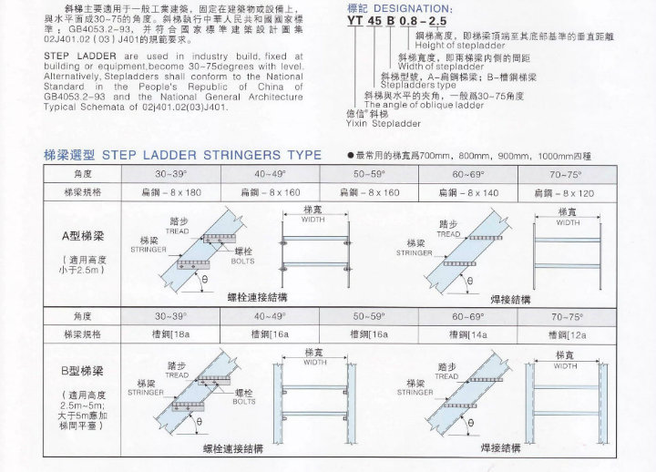 Industrial Steel Panel Ladder