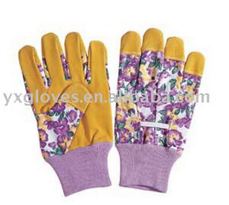 Garden Glove-Cheap Glove-Hand Glove-Work Glove-Safety Glove-Gloves-Leather Glove