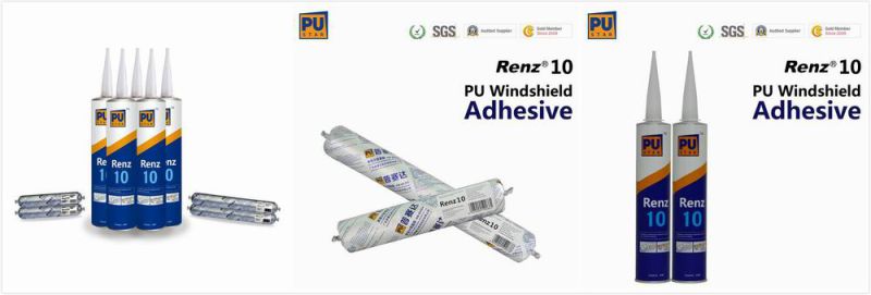 Primerless PU Sealant for Auto Glass Renz 10 Adhesive for Windshield and Side Glass