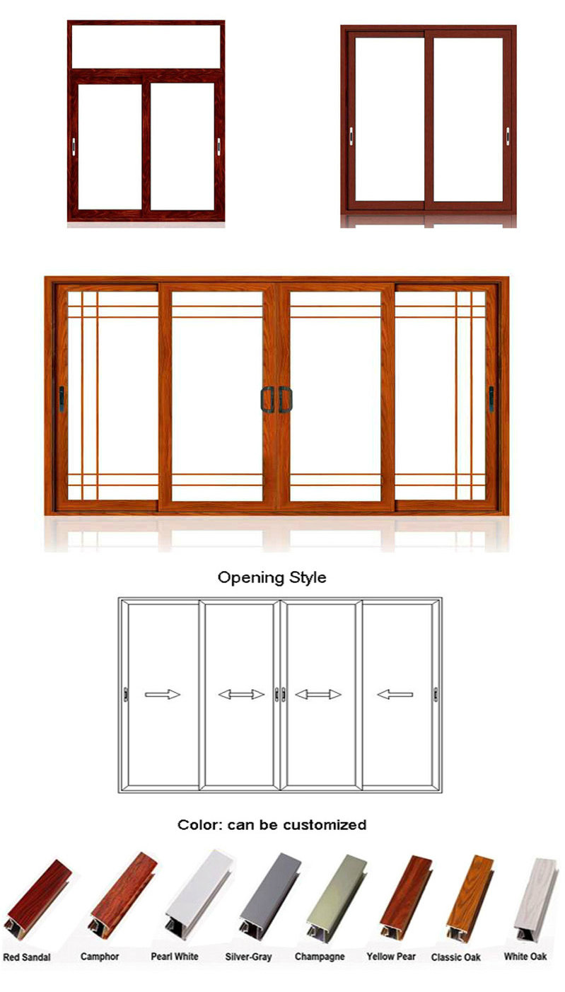 China Manufactured Aluminium Metal Sliding Window with Optional Screen (FT-W80/126)