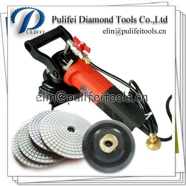 4 Inch Granite Stone Polishing Pad Wet Grinding Granite Floor