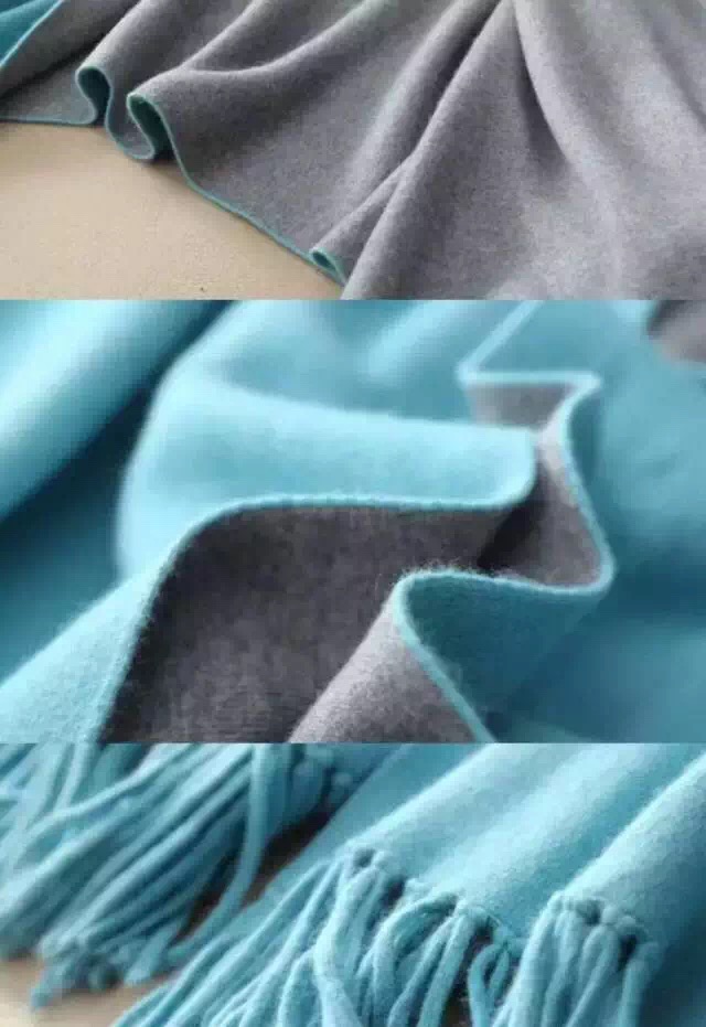 Solid Color Wool Scarf