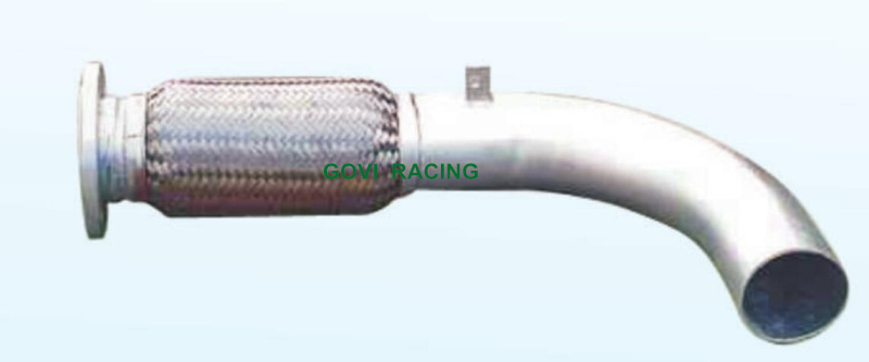 Car Exhaust Flexible Pipe with Aluminized Steel Nipples