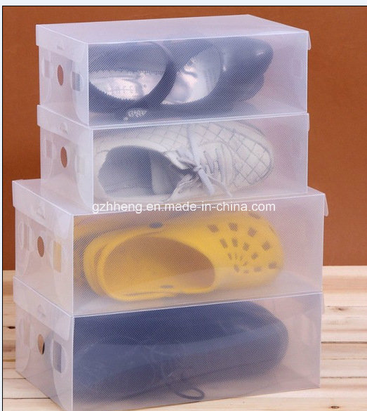 China Plastic Box for Shoes (PVC shoe box)
