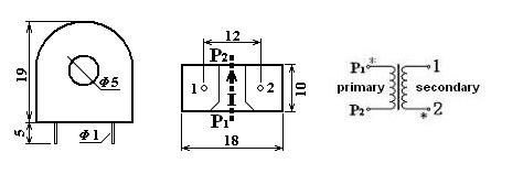 Lcta2DC Ultra-Micro PCB Mounting Current Transformer