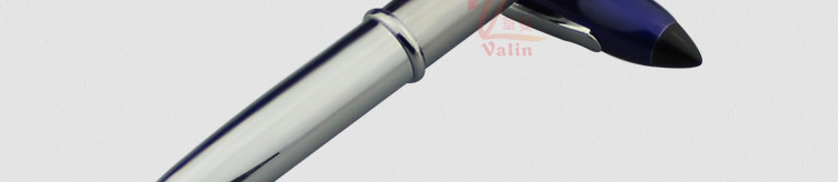 Slim LED Light Metal Pen with Laser Logo